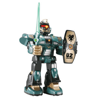 Робот - воин зеленый